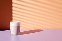 Latte macchiato coffee drink table. AI generated Image by rawpixel.