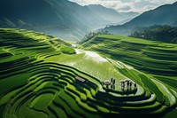 Travel in Asia landscape outdoors nature. AI generated Image by rawpixel.
