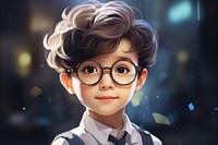 Korean boy accessories hairstyle happiness. AI generated Image by rawpixel.