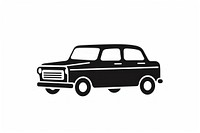 Car vehicle stencil white background. AI generated Image by rawpixel.