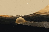 Astronomy landscape outdoors nature. AI generated Image by rawpixel.