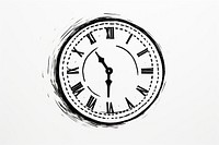 Clock shape monochrome appliance. AI generated Image by rawpixel.