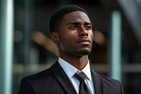 Black business man portrait looking adult. AI generated Image by rawpixel.