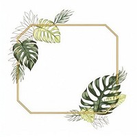 Monstera plant leaf art. AI generated Image by rawpixel.