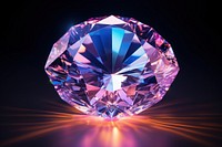 Diamond gem Crystal crystal gemstone glowing. AI generated Image by rawpixel.