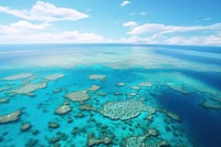 Great Barrier Reef land outdoors nature. AI generated Image by rawpixel.