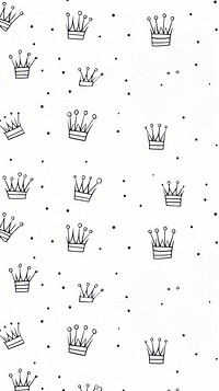 Crown backgrounds pattern paper.