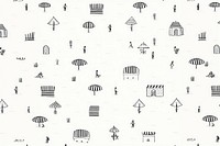 Beach backgrounds pattern paper. AI generated Image by rawpixel.