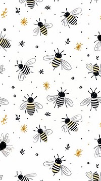 Bee backgrounds pattern animal. 