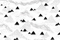 Mountain pattern backgrounds drawing. AI generated Image by rawpixel.
