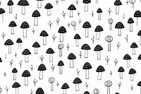 Mushroom pattern backgrounds plant. AI generated Image by rawpixel.