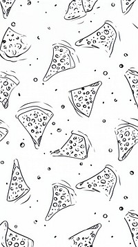 Pizza pattern backgrounds drawing. 