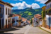Historic Town of Ouro Preto town architecture cityscape. AI generated Image by rawpixel.