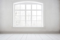 Empty white room with window windowsill architecture transparent. AI generated Image by rawpixel.