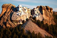 Mount Rushmore landmark representation tranquility. AI generated Image by rawpixel.