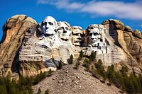 Mount Rushmore landmark representation landscape. AI generated Image by rawpixel.