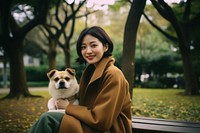 Taiwanese dog pet portrait. AI generated Image by rawpixel.