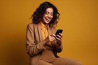 Woman smiling laughing adult photo. AI generated Image by rawpixel.