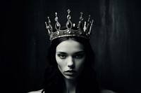 Crown close up tiara black accessories. AI generated Image by rawpixel.