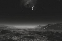 Mars in galaxy astronomy outdoors nature. AI generated Image by rawpixel.