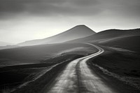 Road landscapes outdoors nature black. AI generated Image by rawpixel.