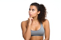 Fitness woman portrait adult photo. AI generated Image by rawpixel.