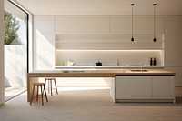 Minimal kitchen furniture table architecture. AI generated Image by rawpixel.