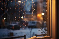 Out side window chistmas snow outdoors transportation architecture. AI generated Image by rawpixel.