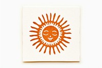 Sun shape white background anthropomorphic. AI generated Image by rawpixel.