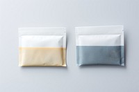 Teabags with label blue beverage textile. AI generated Image by rawpixel.