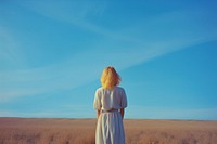 A female landscape outdoors standing. AI generated Image by rawpixel.