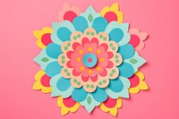Mandala pattern flower craft. AI generated Image by rawpixel.