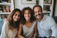 Latina Argentinian family laughing adult smile. 