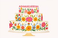 Cake dessert food art. AI generated Image by rawpixel.