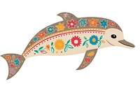 Dolphin animal mammal art. AI generated Image by rawpixel.