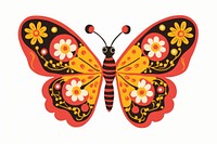 Monarch butterfly pattern insect animal. AI generated Image by rawpixel.
