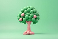 Tree green plant cartoon. AI generated Image by rawpixel.