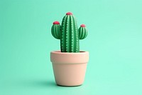 Cactus in pot plant houseplant freshness. AI generated Image by rawpixel.