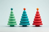 Christmas tree decorate in green red blue celebration decoration creativity. AI generated Image by rawpixel.