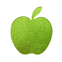 Apple icon green fruit plant. AI generated Image by rawpixel.