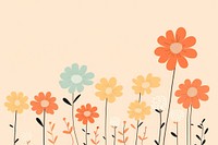 Cute wallpaper flower pattern plant. AI generated Image by rawpixel.