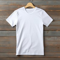 White Male Tshirt Mockup t-shirt white coathanger. AI generated Image by rawpixel.