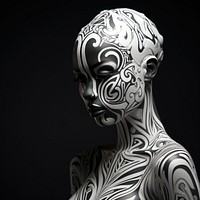Diversity character portrait black adult. AI generated Image by rawpixel.