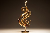Golden musical note jewelry illuminated accessories. AI generated Image by rawpixel.