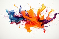 Ink splash backgrounds art white background.