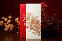 Jappanese new year card calligraphy celebration decoration. AI generated Image by rawpixel.