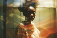 Young American African woman photography portrait black. AI generated Image by rawpixel.