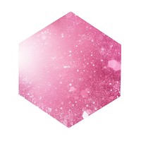 Hexagon icon backgrounds glitter shape. AI generated Image by rawpixel.