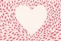 Heart with a beautyful flower backgrounds abstract pattern. AI generated Image by rawpixel.