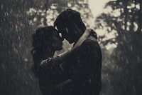 Film photography rain outdoors romantic. 